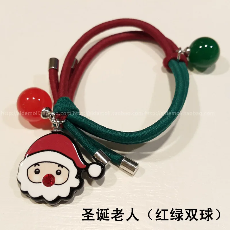 Рождественская резинка аксессуары для волос украшения в виде лося |