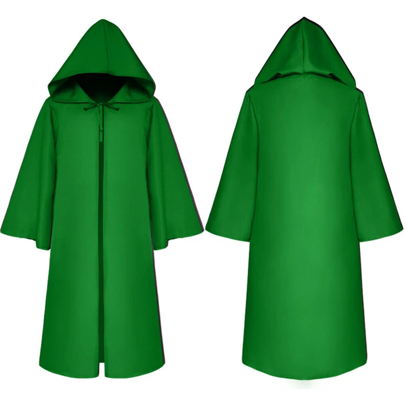 Взрослая накидка для Хеллоуина плащ с капюшоном необычное платье реквизит Wicca