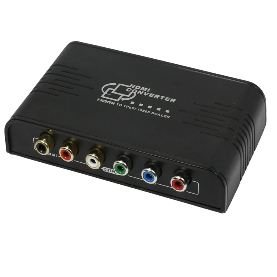 HDMI К Ypbpr компонентный преобразователь RGB Scaler с цифровым коаксиальным аудиовыход для PS4 Apple tv DVD STB к ТВ с компонентным в