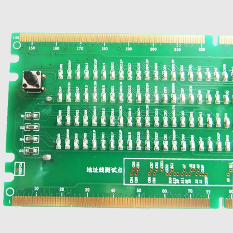 Тестовая карта DDR4 ОЗУ слот памяти светодиодный индикатор для ремонта