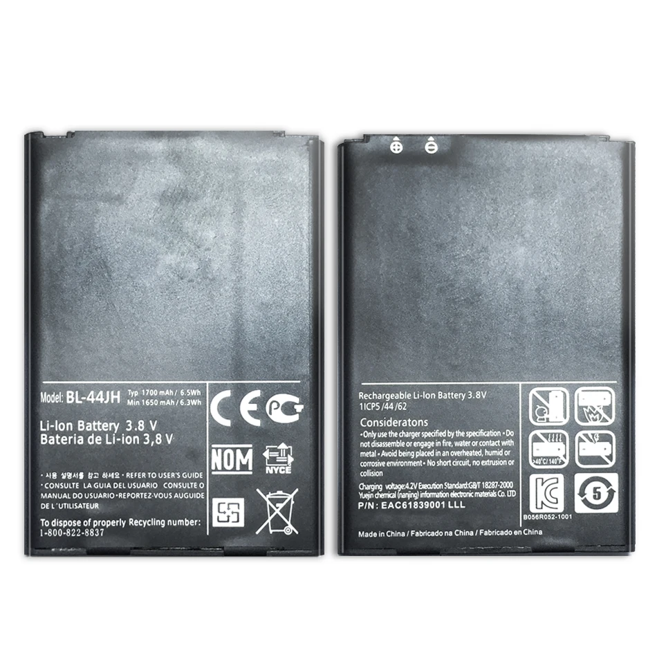 

BL-44JH Мобильный телефон батарея для LG Optimus P705 L4 E440 E460 P700 LS860 MS770 LG730 US730, запасная батарея, батарея BL 44JH 1700 мА-ч