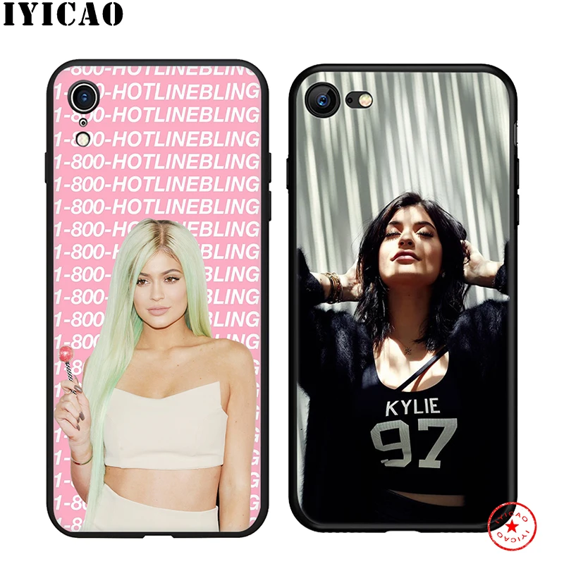 IYICAO Kylie Jenner мягкий чехол для телефона iPhone 11 Pro XR X XS Max 6 6S 7 8 Plus 5 5S SE силиконовый TPU |