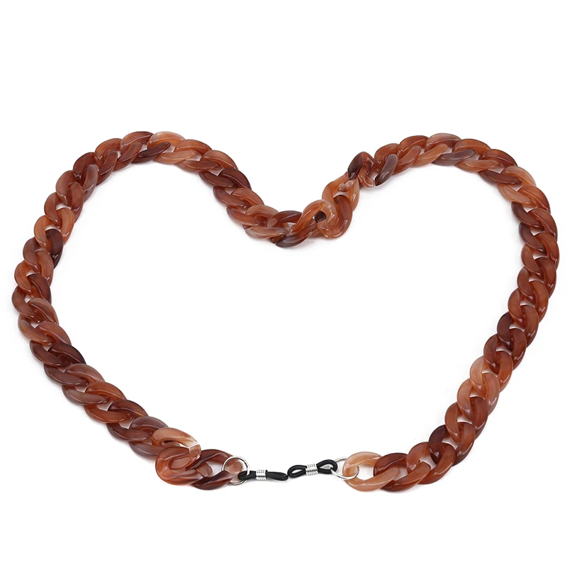 Модная акриловая яркая цепочка для очков чтения женщин шнуры бисерный шнурок