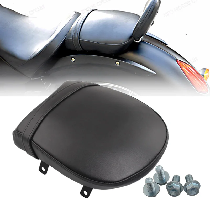 

Новинка, мотоциклетное Черное Кожаное заднее ПАССАЖИРСКОЕ СИДЕНЬЕ, подушка для пассажира Для Victory Vegas Low Kingpin Vegas 8-Ball Kingpin Deluxe Tour