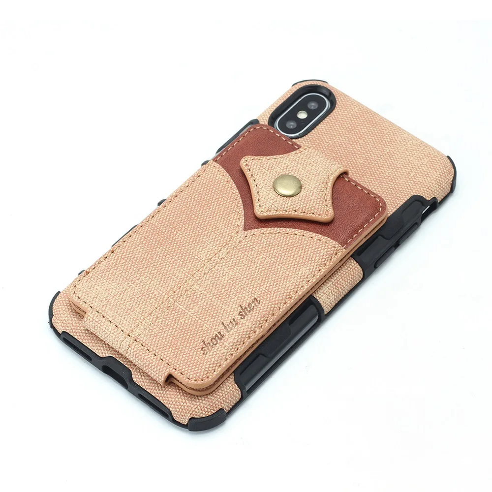 Роскошный Вертикальный флип-чехол с карманом для карт чехол iPhone 6 6s 8 7 Plus X XR XS MAX 11 12