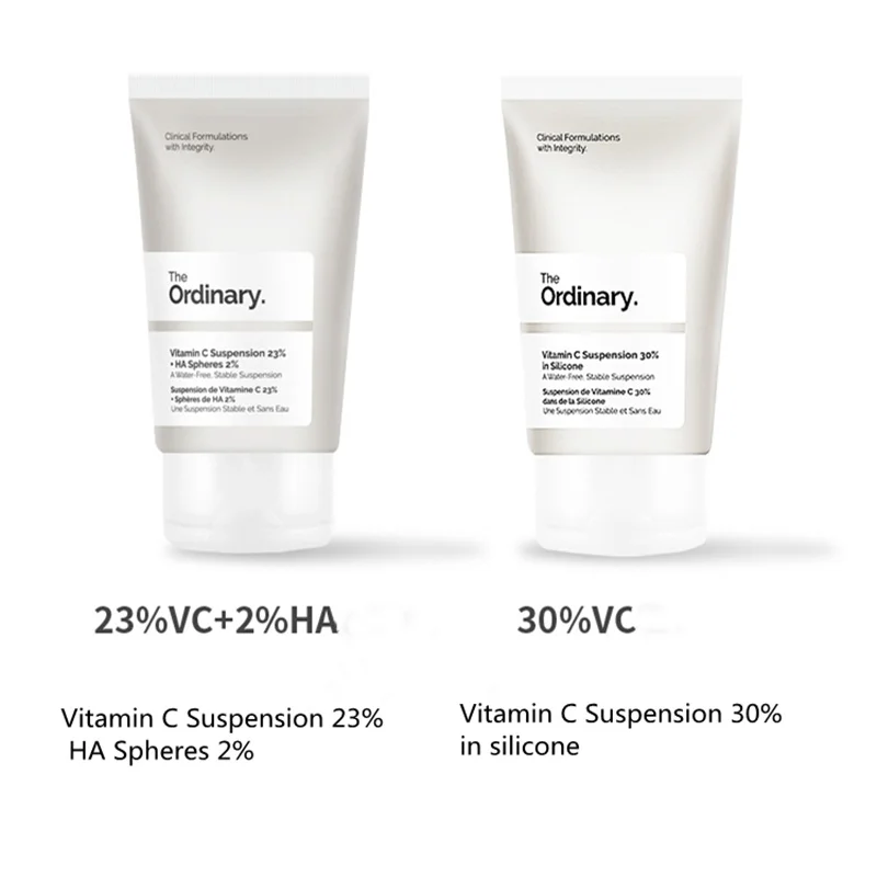 

Ordinary 23% Vitamin C Suspension 2% Hyaluronic Acid 30% In Silicone Microparticle Brighten Skin Moisturize Makeup Face Primer