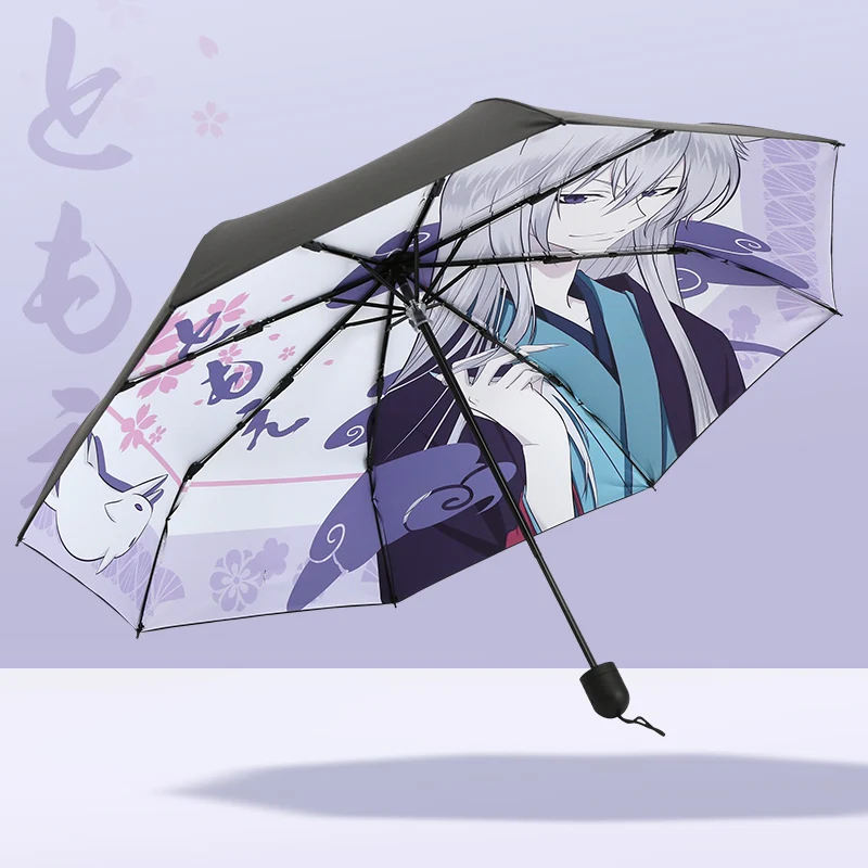 Зонтик для косплея аниме Kamisama Love Tomoe Fold мужчин и женщин с защитой от ультрафиолета