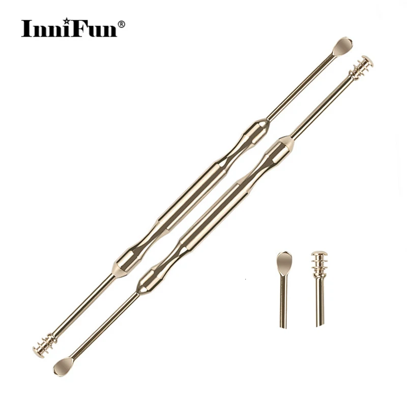 

1Pcs 360-Degree Rotating Double-Headed Ear Scoop To Dig Out Earwax Earpick Ear Pick