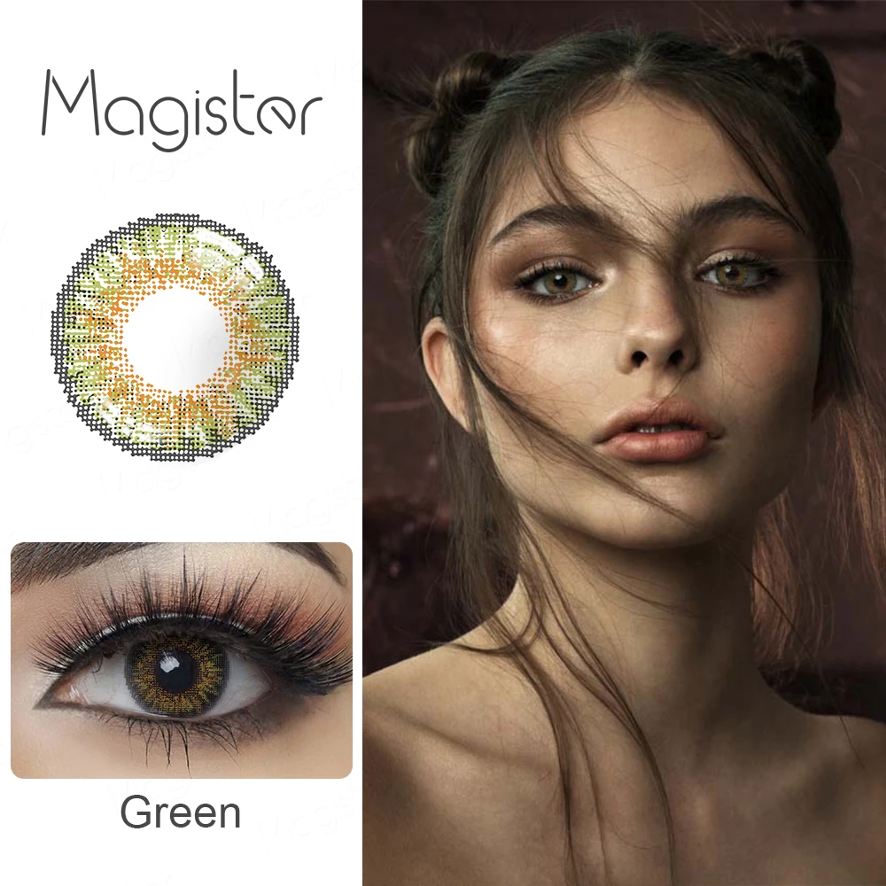 

MAGISTER Star Series Colored Contacts 2 pcs/1Pair Color Contact Lenses 14.5 mm Yearly Colorful Contact Lenses For Eyes Lenses