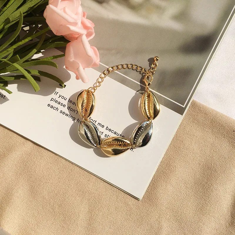 

Bohemian Ocean Wind Shell Bracelets for Women Girls Fashion Temperament Wholesale Bracelet Party Wedding Jewelry Gifts 2020
