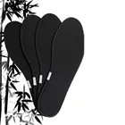 Тонкие стельки для обуви, дезодорант, бамбуковый уголь, для мужчин и женщин, легкая дышащая сетчатая Спортивная подушка для пота