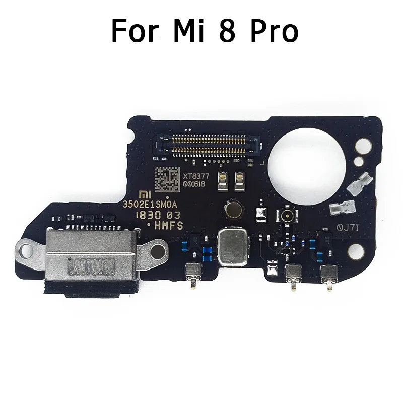 Оригинальные запасные части для xiaomi mi 8 pro плата usb зарядного устройства pro|Шлейфы