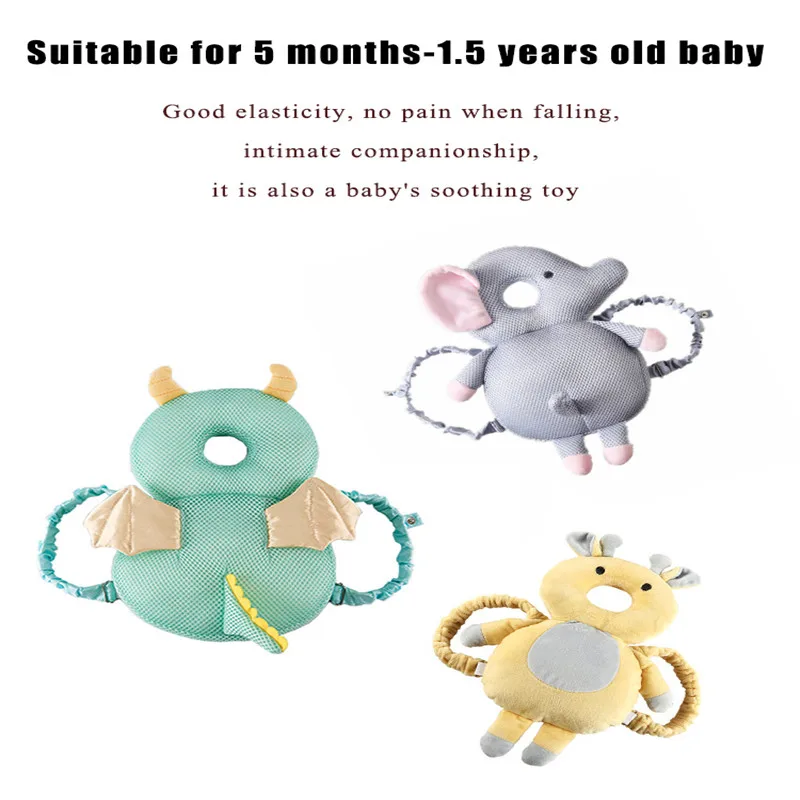 Детская подушка для новорожденных с милыми животными детская защиты головы