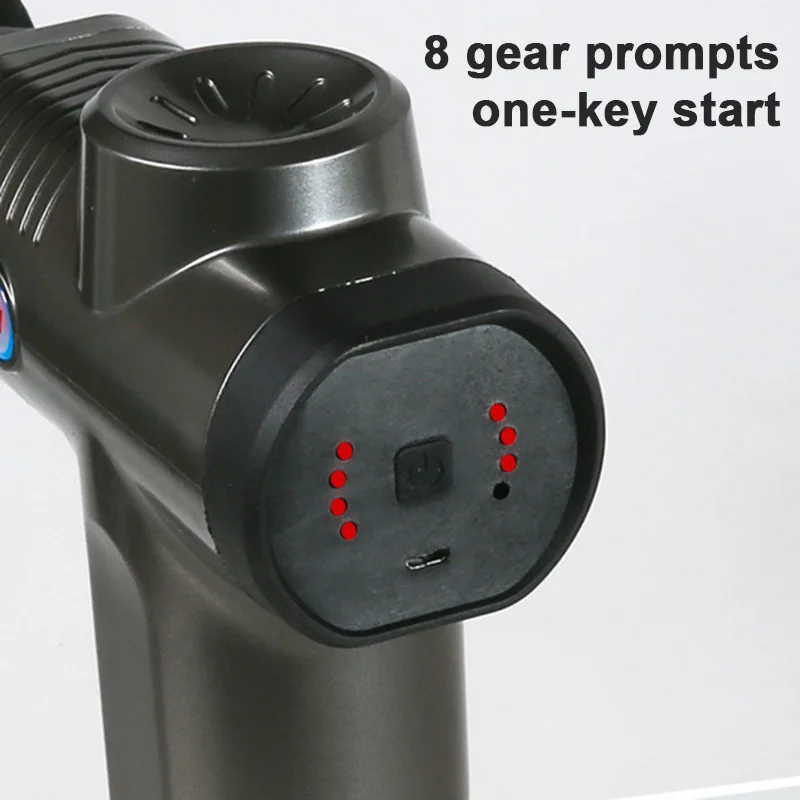 

24W Portable Electric Massager Mute Electric Body Massage Tool Handheld Muscle Massager 185x65x235mm EK-New