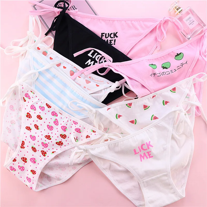 

Ladies Sexy Japanese Lace-up Panties Feminine Temptation Lace-up High-quality Underwear Underwear Panties Women
