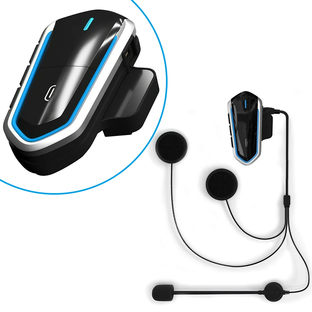 

Интерком для мотоциклетного шлема, водонепроницаемый, FM