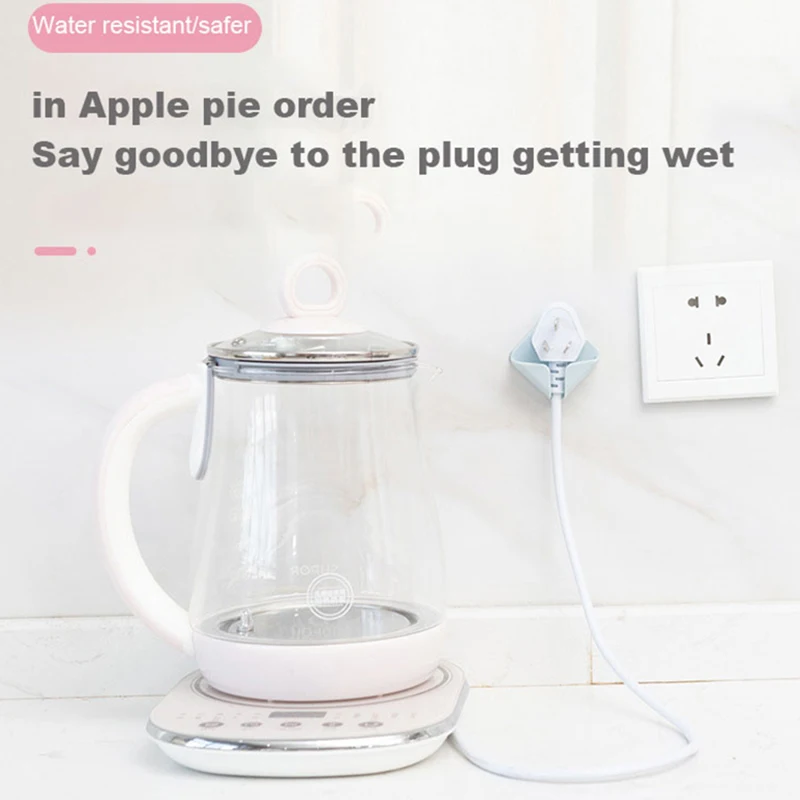 

Economical Punch-free Multifunctional Plug Hooks Paste Wire Socket Storage Rack Eco-friendly Practical Strong Plug Hook ds99