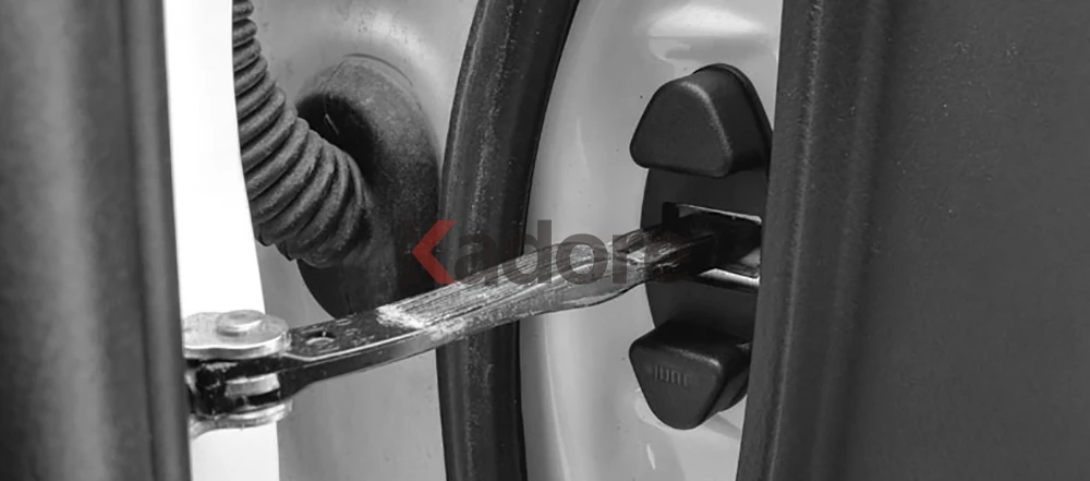 Для Kia Rio 2011 2012 2013 автомобильные аксессуары Пластик контрольный рычаг двери защитная крышка Кепки Стикеры