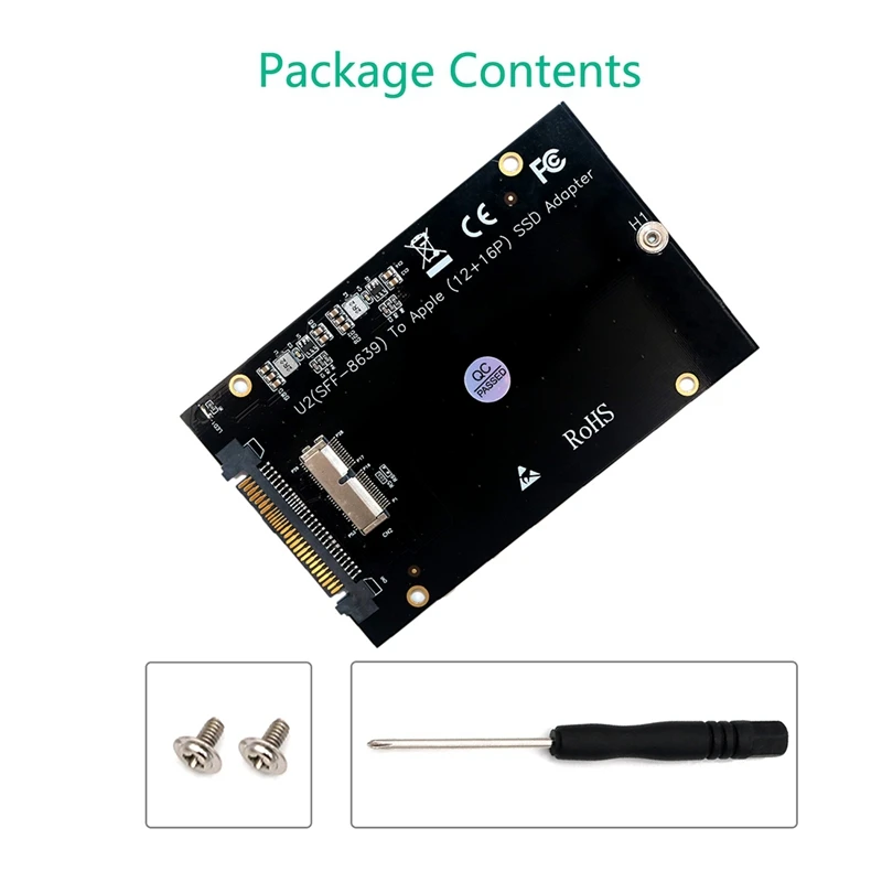 PCIe SSD SFF-8639(U.2) адаптера для ноутбука 13/14/15/16/17 MacBook Air Pro retina