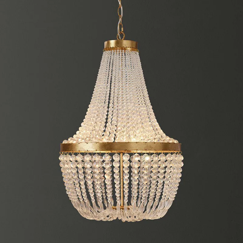 Американская ретро люстра принцессы для спальни детская комната Принцесса