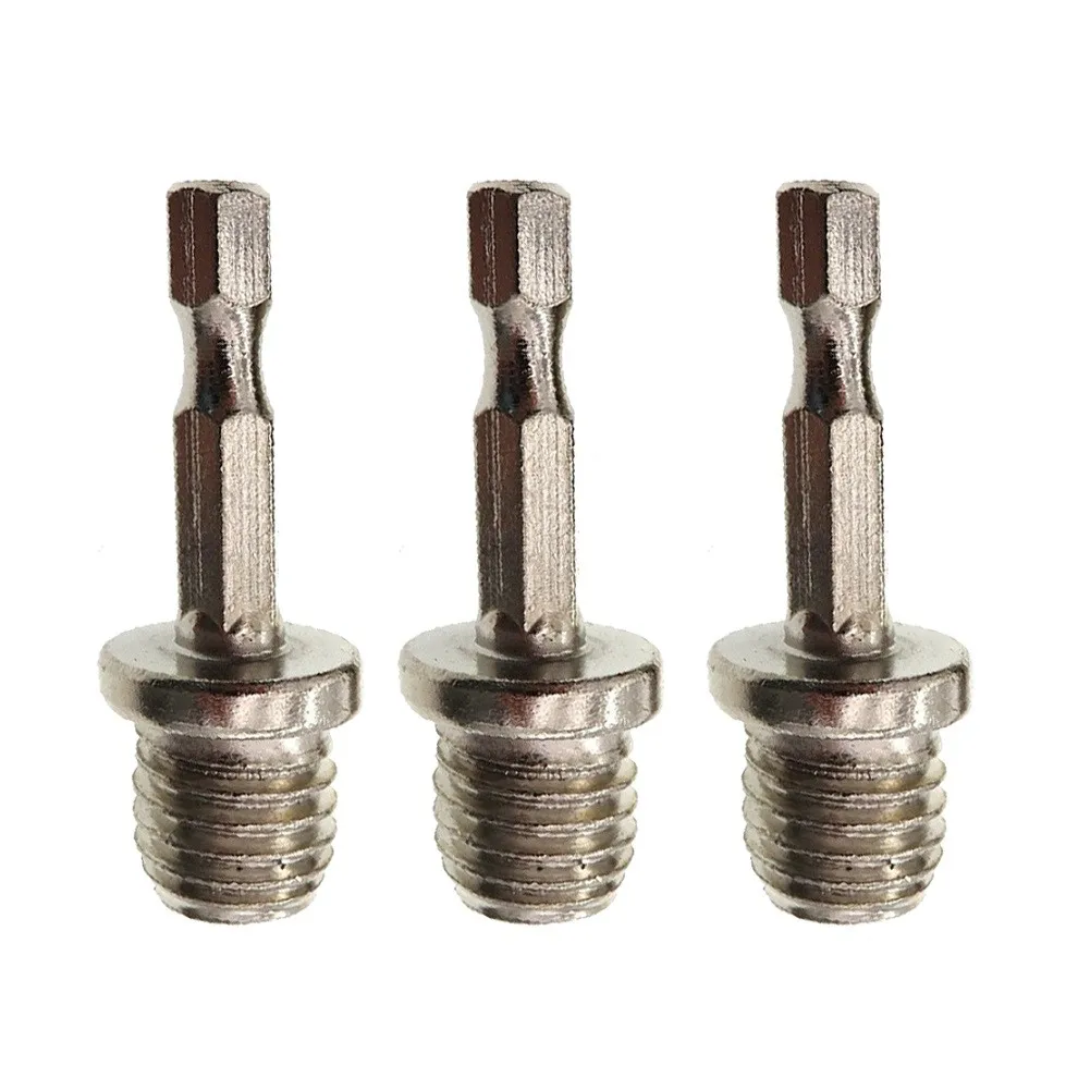 

3pcs Connect Rod Adapter Backing Connect For Electric Drills Pad Shank
