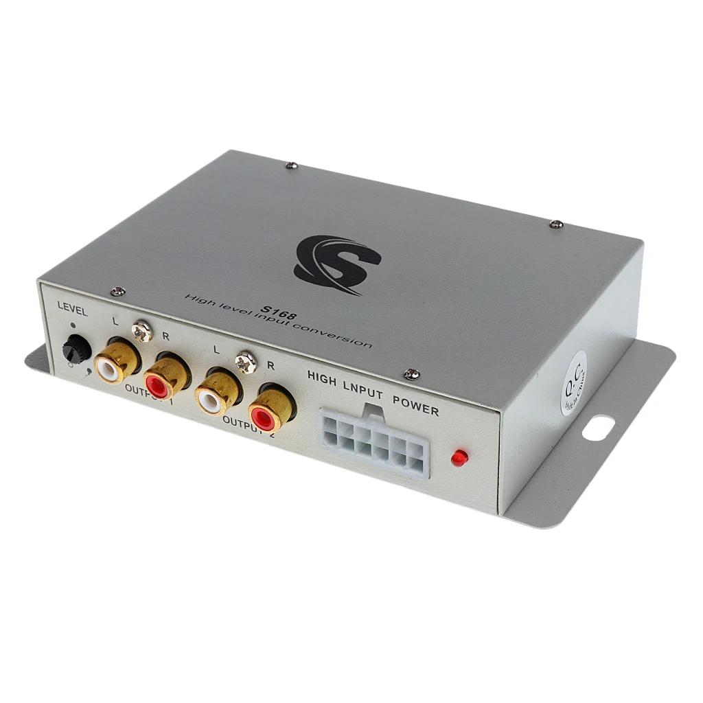 

Car Audio Speaker Conversion Adapter Box HIFI Output Universal