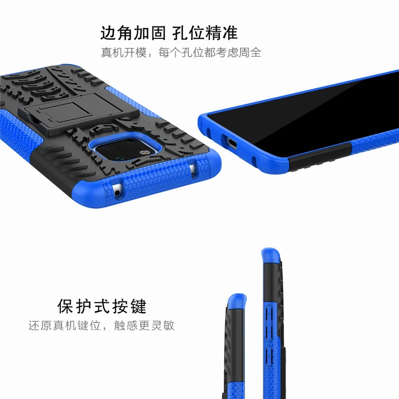 Для Xiaomi Redmi Note 8 8T чехол для телефона Slicone Kickstand противоударный Pro Броня задняя