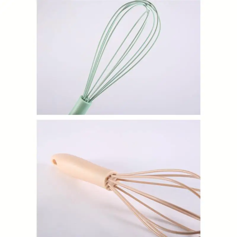 Венчик для яиц силиконовый с пластиковой ручкой инструмент сделай сам выпечка |