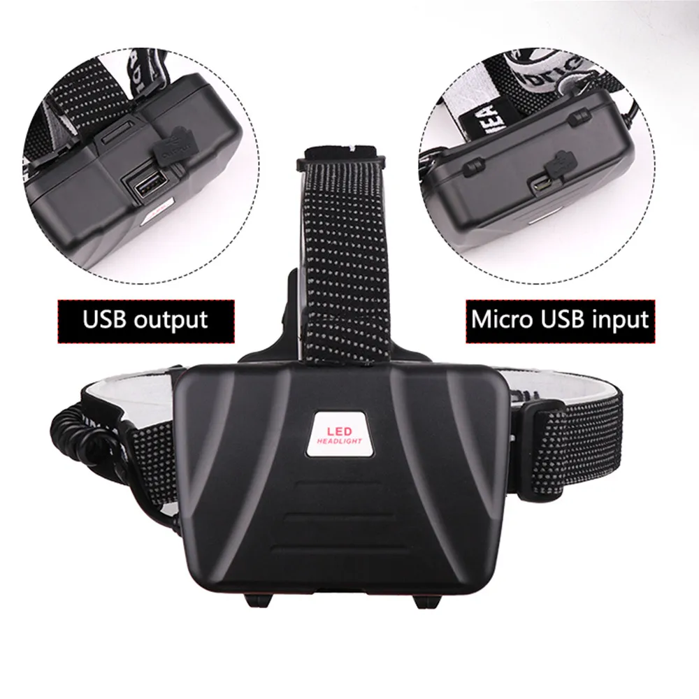 150000 Lumen Powerful XHP 70.2 LED Headlamp Fishing Camping Headlight Lantern Head Lamp 18650 Zoomable USB Torches Flashlight |