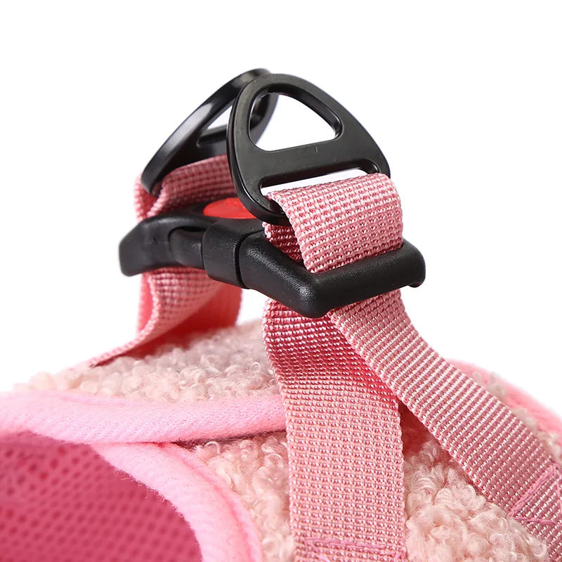

Reflective Pet Dog Cat Vest Harness Collar Plush Pet Vest Harness And Leash Set For Puppy Chihuahua Pug Bulldog Cat arnes perro