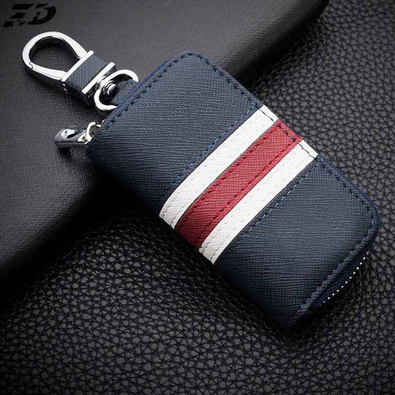 Чехол для автомобильного ключа брелок из натуральной кожи Volvo Starline A93 A91 A63 Skoda Kia Ceed