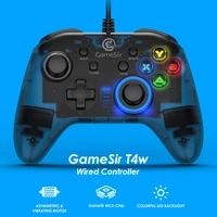 2022 new arrival gamesir t4w wired gamepad game controller with vibration and turbo function pc joystick for windows 7810