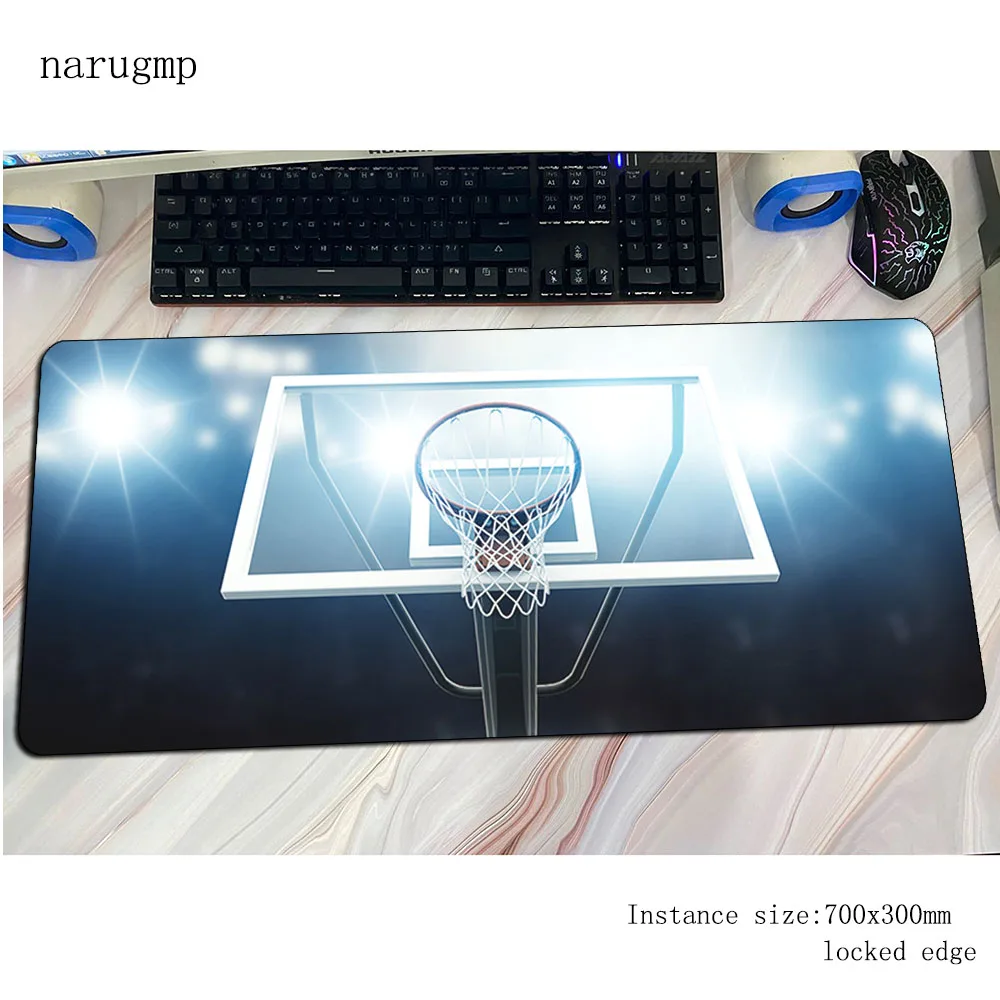 Баскетбольный коврик для мыши геймер большой 70x30 см резиновый Стола Подарок На