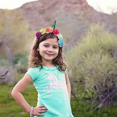 Головная повязка с головой единорога для вечерние взрослых и детей головная