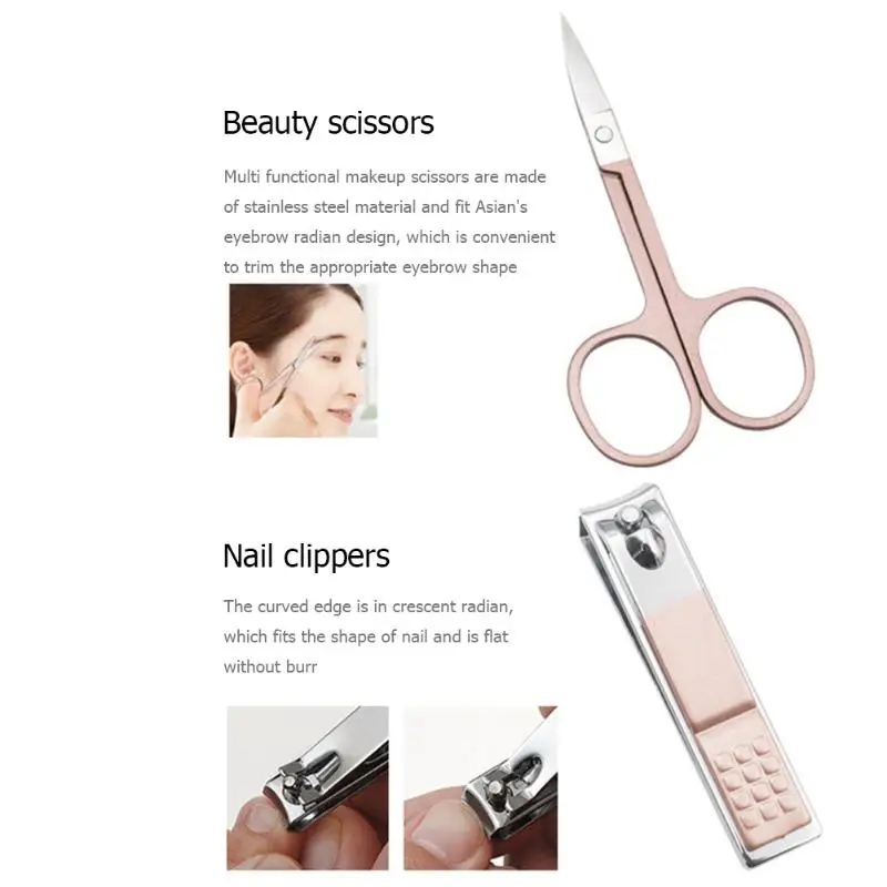 7 шт./компл. маникюрный педикюрный набор щипчиков для ногтей превосходная ручная