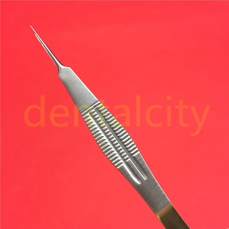 Хирургические пинцеты с двойным веком тонкий пластиковый зубчатый крючок