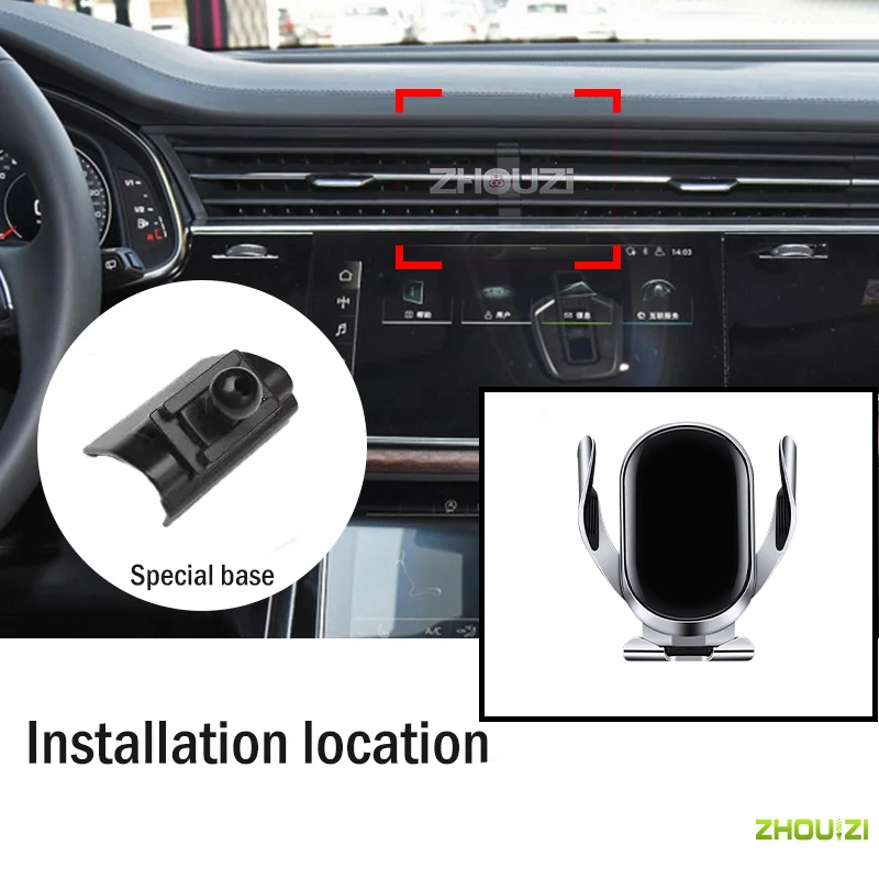 15w qi car wireless charger car mobile phone holder air vent mounts stand bracket for audi q7 q8 2020 auto accessories free global shipping