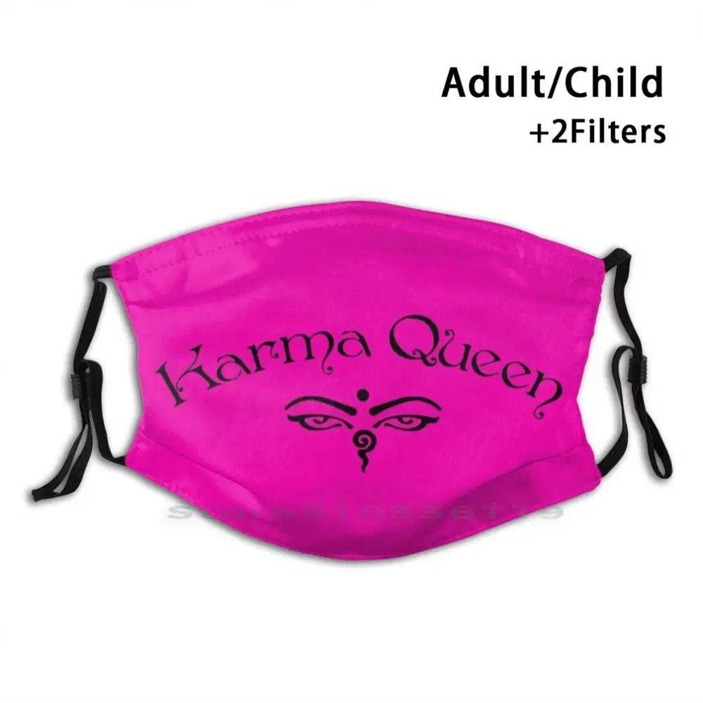 Карма королева глаза мудрости многоразовая маска для рта с фильтрами детей
