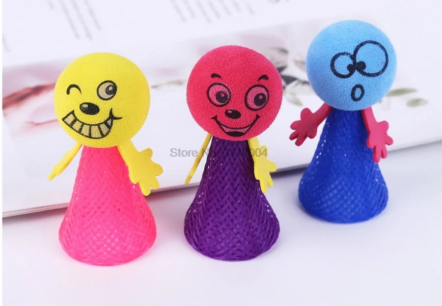 DHL 500 шт. прыгающий шар игрушки выражения Сожмите хип-хоп прыгающая кукла