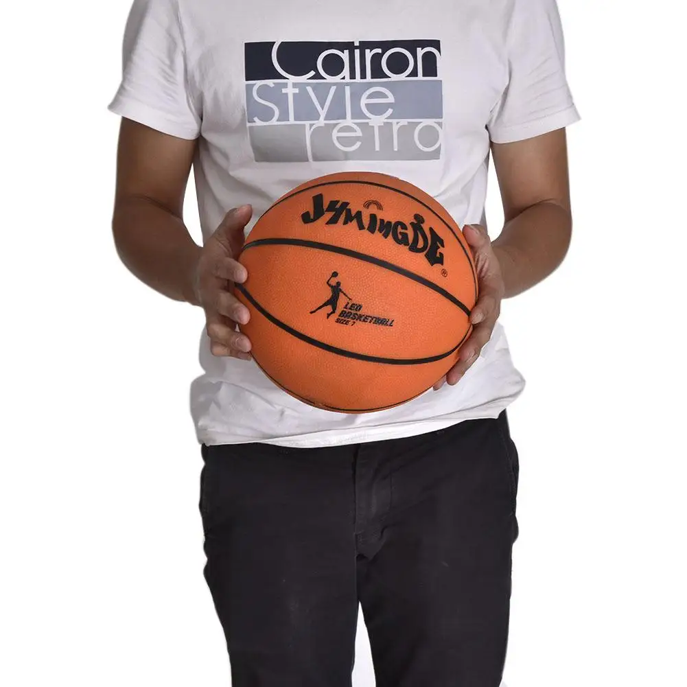 

Night Light Basketball High Brightness LED Growing Rubber Basketball For Training Freestyle Performances Good Gifts Newer