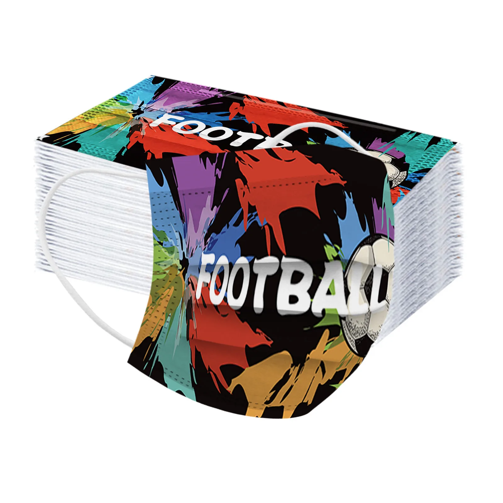 Маска одноразовая дышащая 3-слойная для детей 50 шт. | Маски и очки