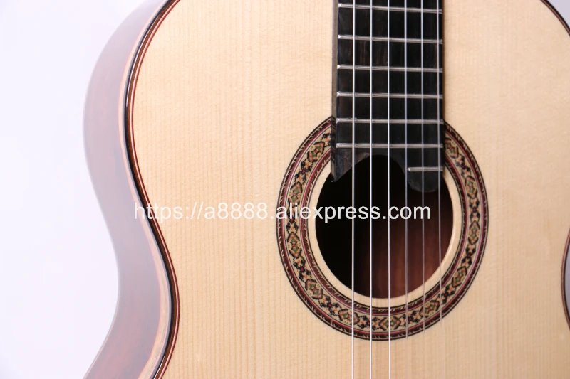 Профессиональная Акустическая классическая гитара ручной работы 39 дюймов
