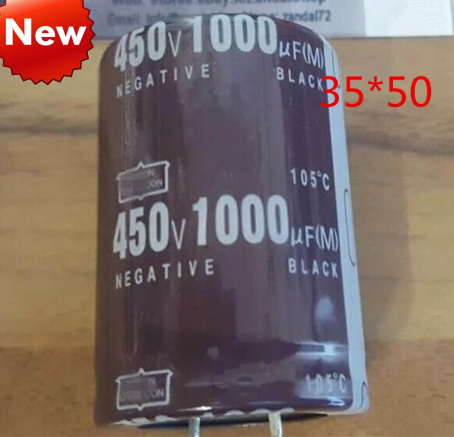 Новинка 450В 1000мкФ 1000uf450в новый твердый подключаемый конденсатор Спецификация: 35*50