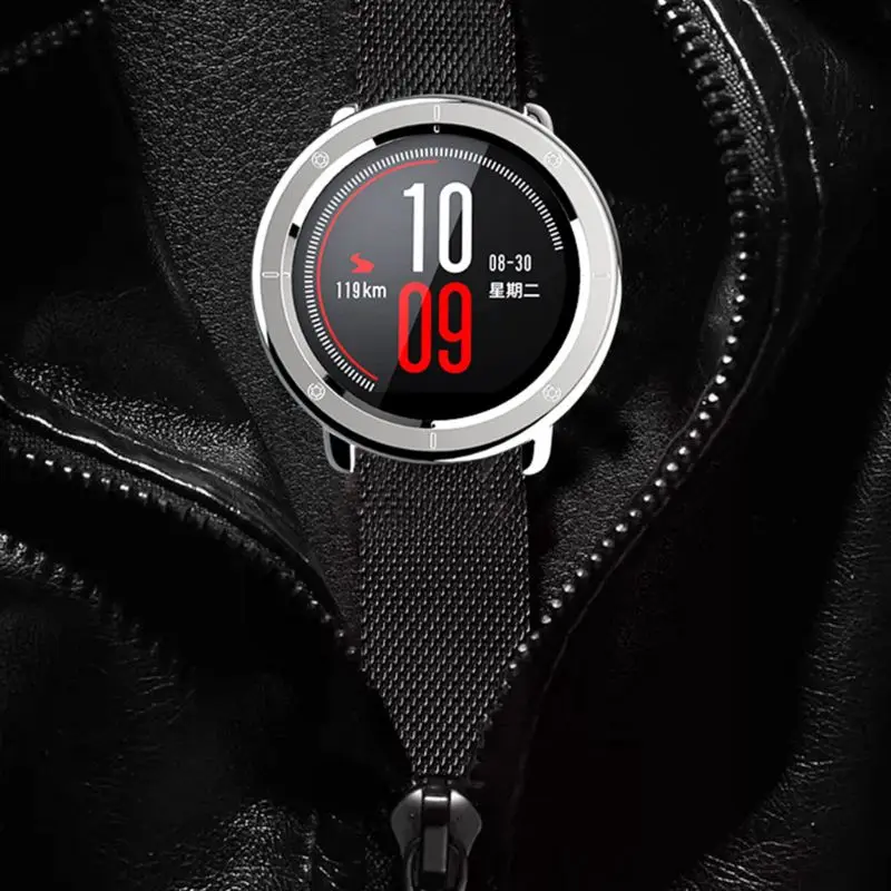 Против царапин ударопрочный Жесткий PC защитный чехол для Huami Amazfit Stratos/Pace Смарт часы аксессуары