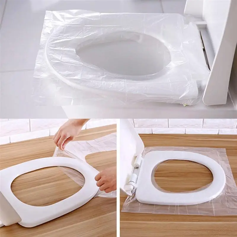 

30 Packs Waterproof Portable Seat Cushion Toilet Pad for Toilet Travel