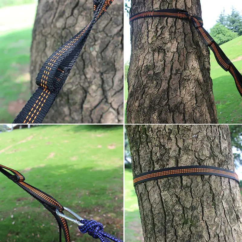 2pcs Super Strong Hammock Strap Hanging Belt Hamaca Hamak For Camping Traveling Portable Tree Rope | Спорт и развлечения