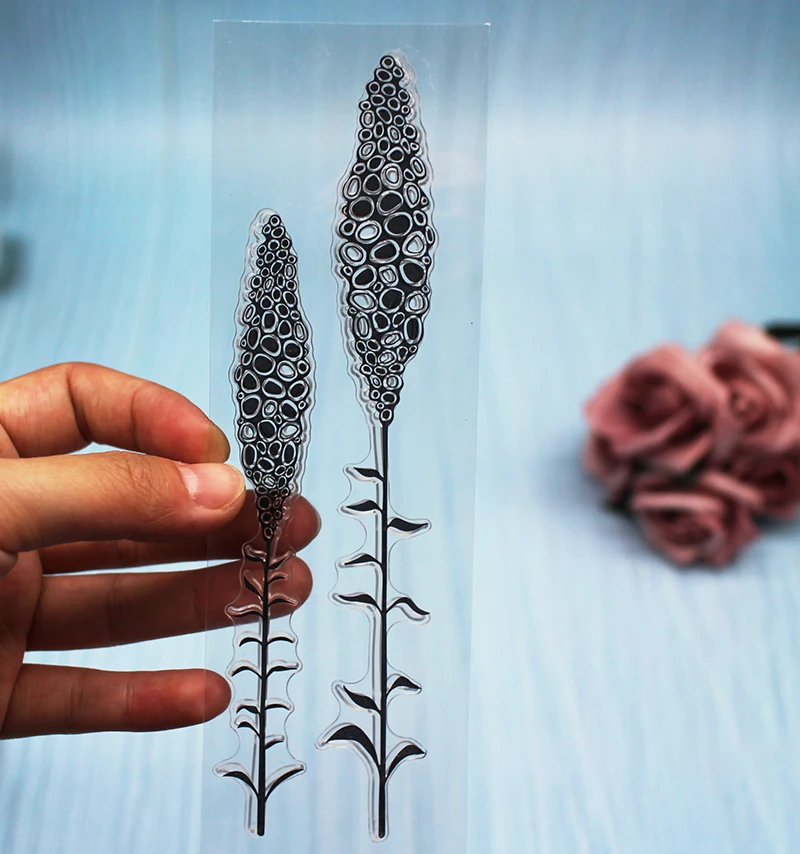 Трава/Пшеница Спайк прозрачные штампы для photo Фото/альбом изготовление карточек