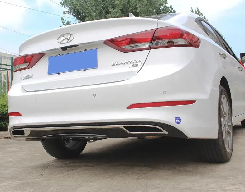 Для Hyundai Elantra Body kit спойлер 2016-2018 для YS ABS задний передний бампер диффузор защитные