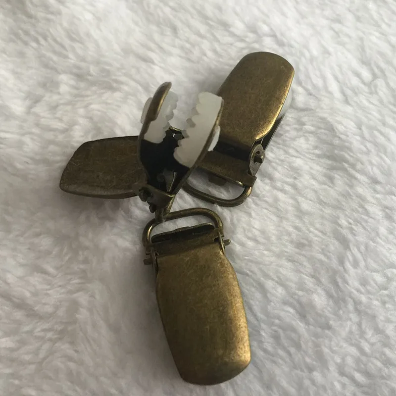 Новинка 15 мм 3 шт./лот бронзовая металлическая прямоугольная детская пустышка