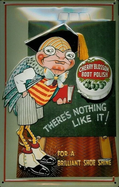 Цветущий Вишневый лак для обуви Blechschild жестяной знак